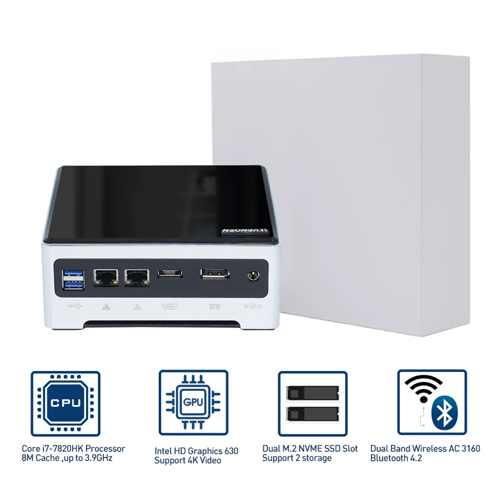Low power 12w Mini PC Core i7 1065G7 1165G7 i5 1035G4 quad-core Tiny Case Office Computer HD DP with Fan design Max 64GB | Компьютеры и