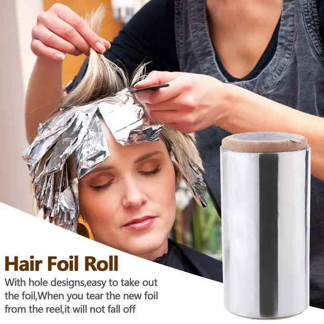 8.4cm*4m Aluminum Foil for Hair，Professional Embossed Hair Foil