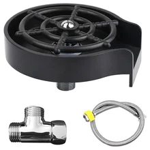 Glass Rinser For Kitchen Sinks Automatic Cup Washer For Sink Fast Cleaning Faucet Bar Glass Rinser Kitchen Sink Accessories Sets