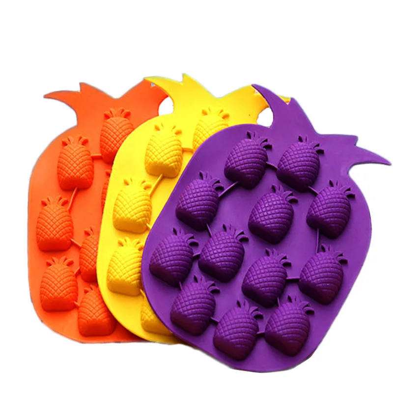Ананас для шоколада из силикона в форме мыла сладкие конфеты сахарное желе лоток