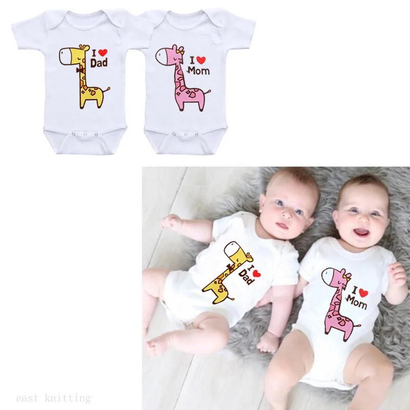 Комбинезон для младенцев с коротким рукавом из хлопка | Мать и ребенок