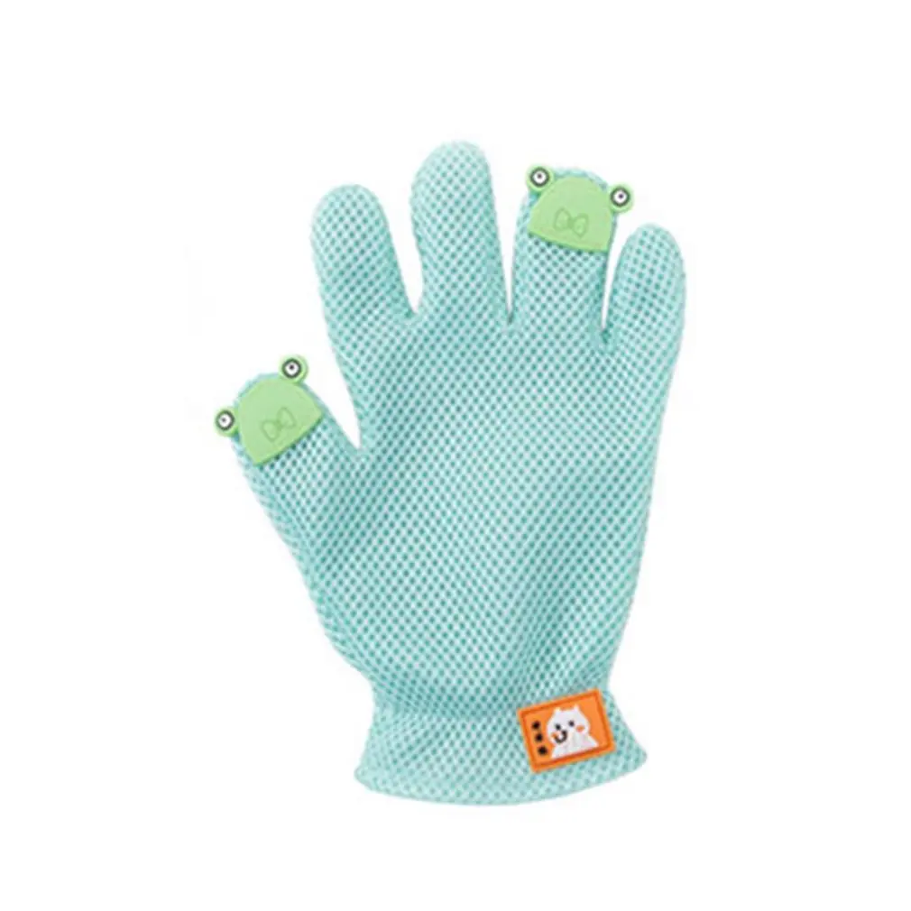 Перчатка для ухода за кошками мягкая резиновая щетка удаления волос домашних