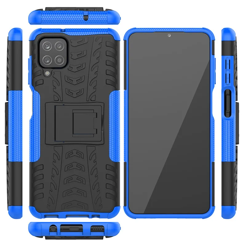 Armor Holder Case For Samsung Galaxy A12 A41 A01 Core M11 A11 J4 2018 Cover Phone Bumper 5G Funda | Мобильные телефоны и