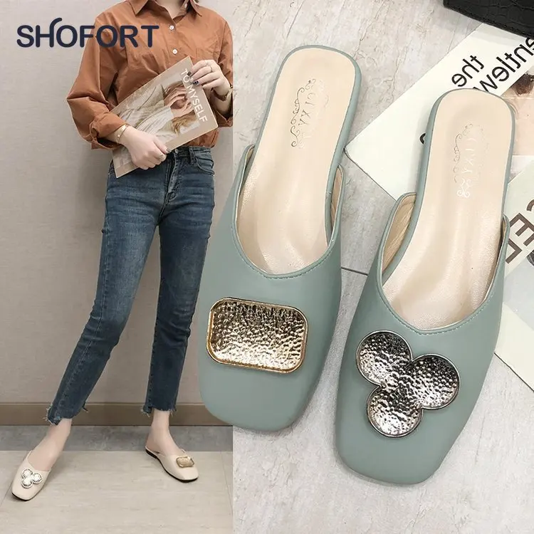 SHOFORT Women Shoes House Slippers Outdoor Cool 2020 New Summer Fashion Sandals Outside Zapatos De Mujer | Обувь