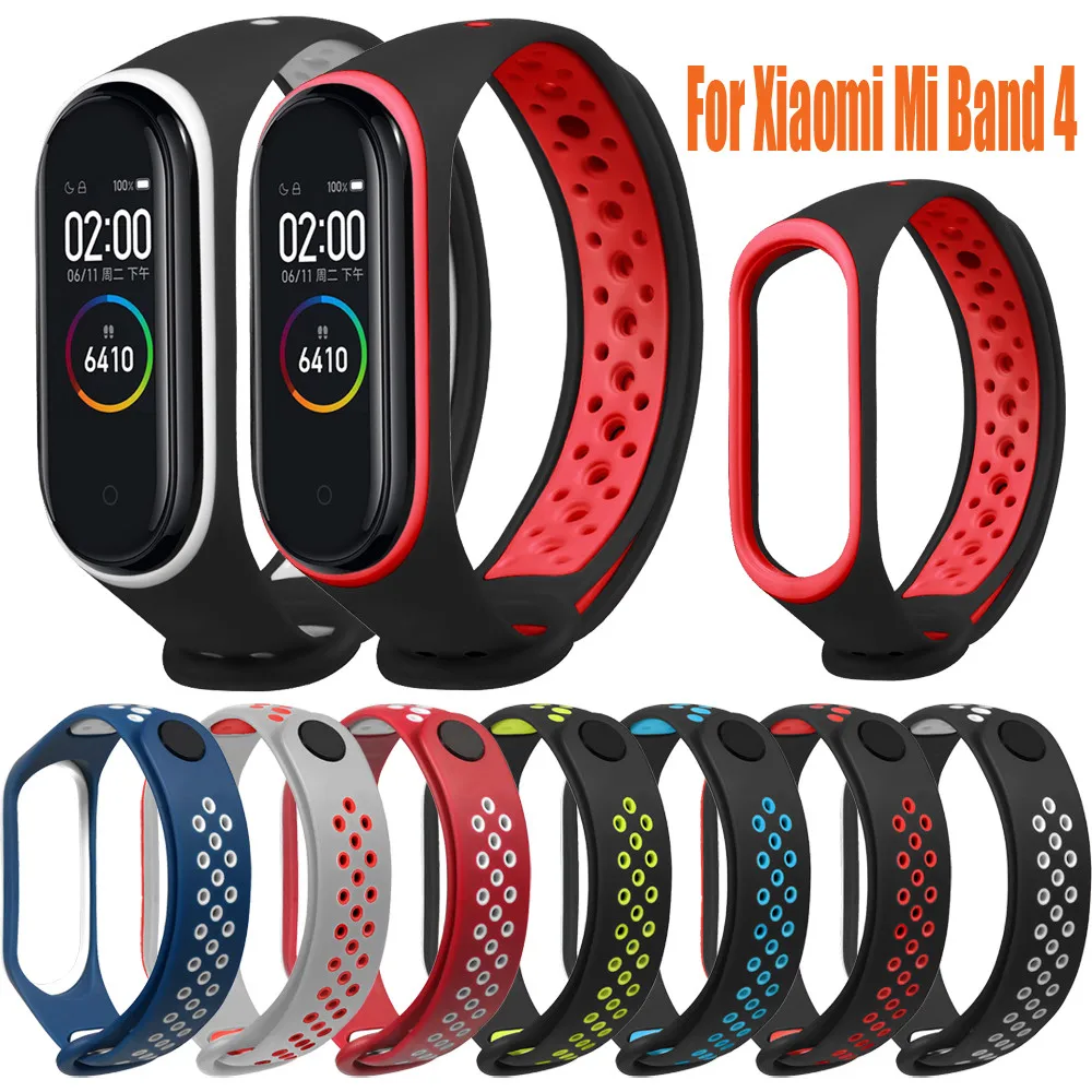 Оригинальный мягкий силиконовый сменный ремешок для браслета из ТПУ Xiaomi Mi band 4 4/3