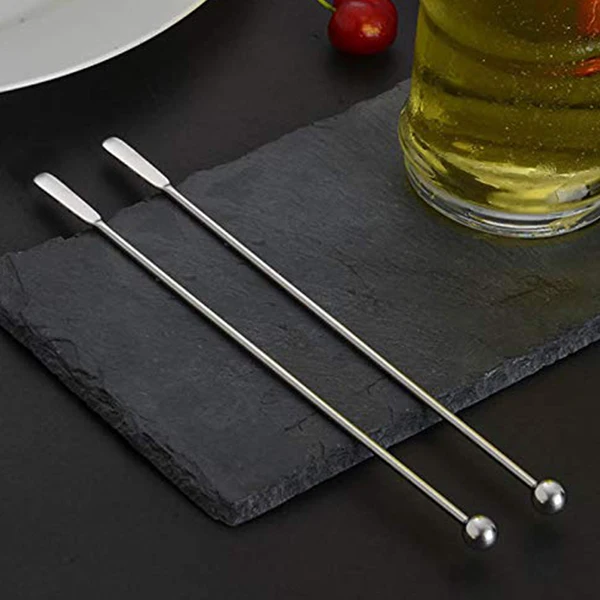 20 шт Нержавеющая сталь Кофе Напиток мешалки перемешать коктейль палочка для