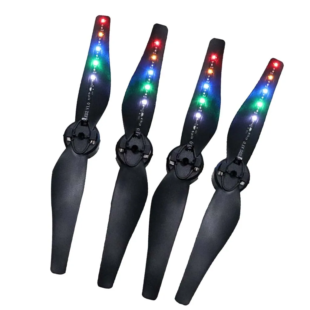 

Low-Noise Quick-Release Propellers LED Light Flash Propellers for DJI Mavic Air, 4 Pieces, CW CCW Set