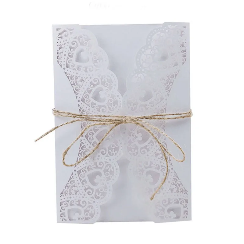 1 шт. кружевная веревка в форме сердца Западном ковбойском стиле лазерная резка