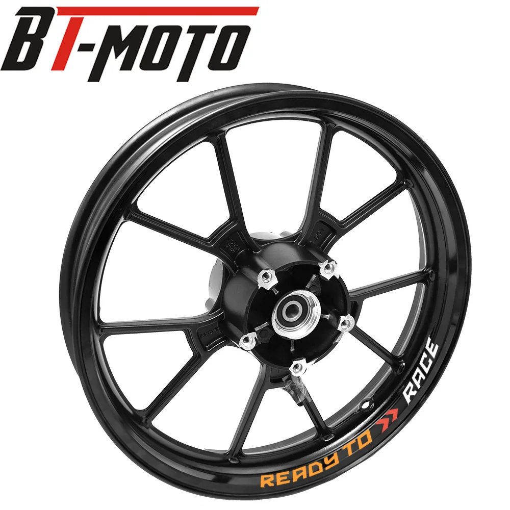 Для KTM duke 200 390 690 1090 1190 1290 RC8 Moto rcycles наклейки на колеса Светоотражающие Обода moto
