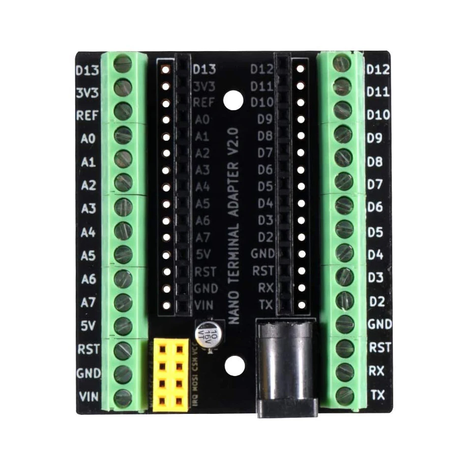Плата расширения Nano V3.0 AVR ATMEGA328P с NRF2401 + плата постоянного тока для Arduino - купить по