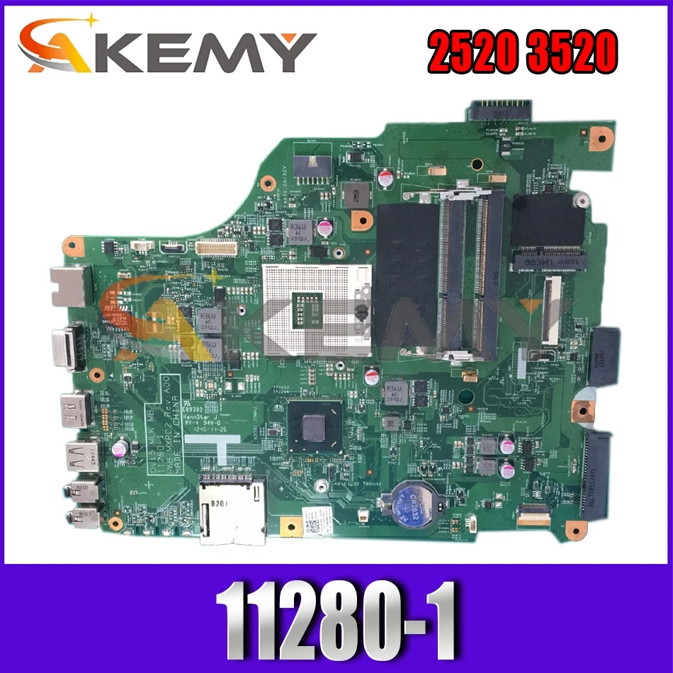 

Original (Free shipping) FOR DELL Inspiron Vostro 2520 3520 Laptop motherboard MXRD2 11280-1 DELL V2520 V3520 Mainboard Working