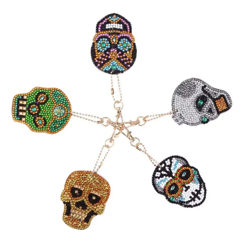 1 6 шт. брелки для ключей с вышивкой|Алмазная мозаика и вышивка| |