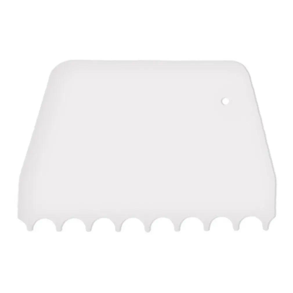 Baking Supplies Semi-circular Zigzag Scraper Cake Bread Mold Scraper