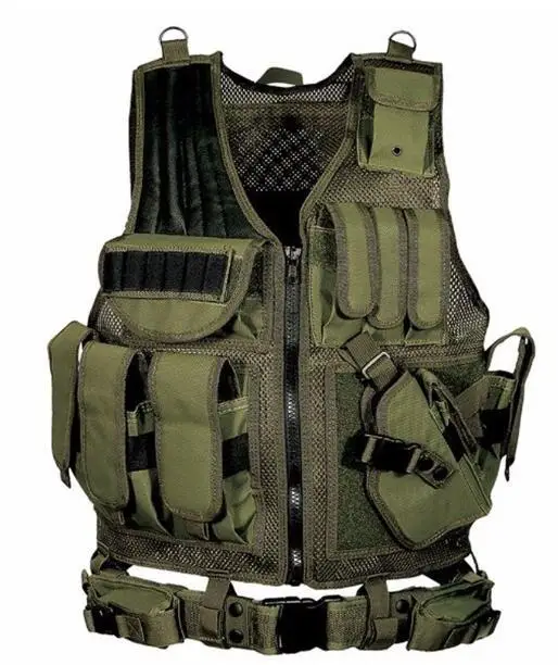 

Hunting Security Clothes Swat Tactical Vest Swat Jacket Chest Rig Multi-Pocket molle Army CS Hunting Vest Camping Accessories