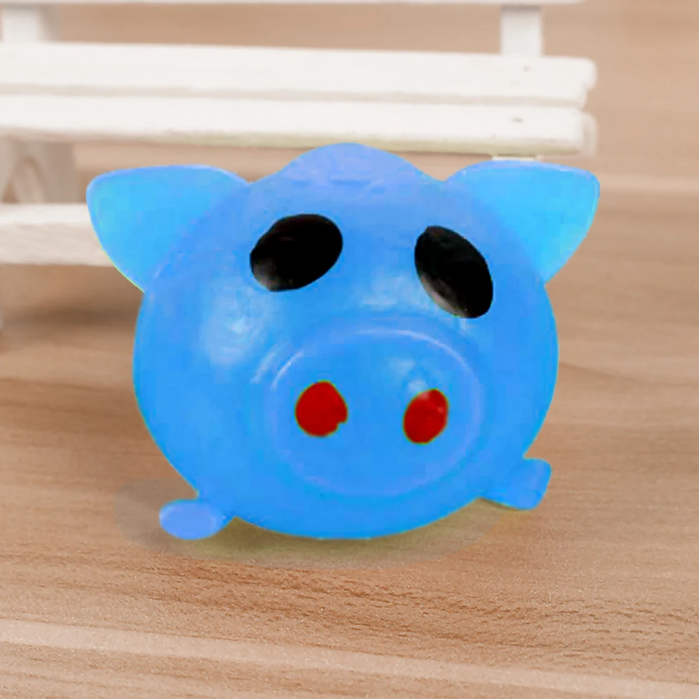 Желейная свинка золотой милый мяч липкая антистрессовая термопластичная резина
