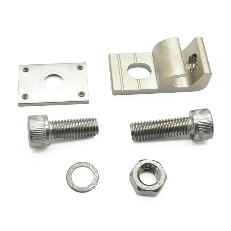 10 шт. солнечные заземления Зажим заземление Луг 304 нержавеющая сталь