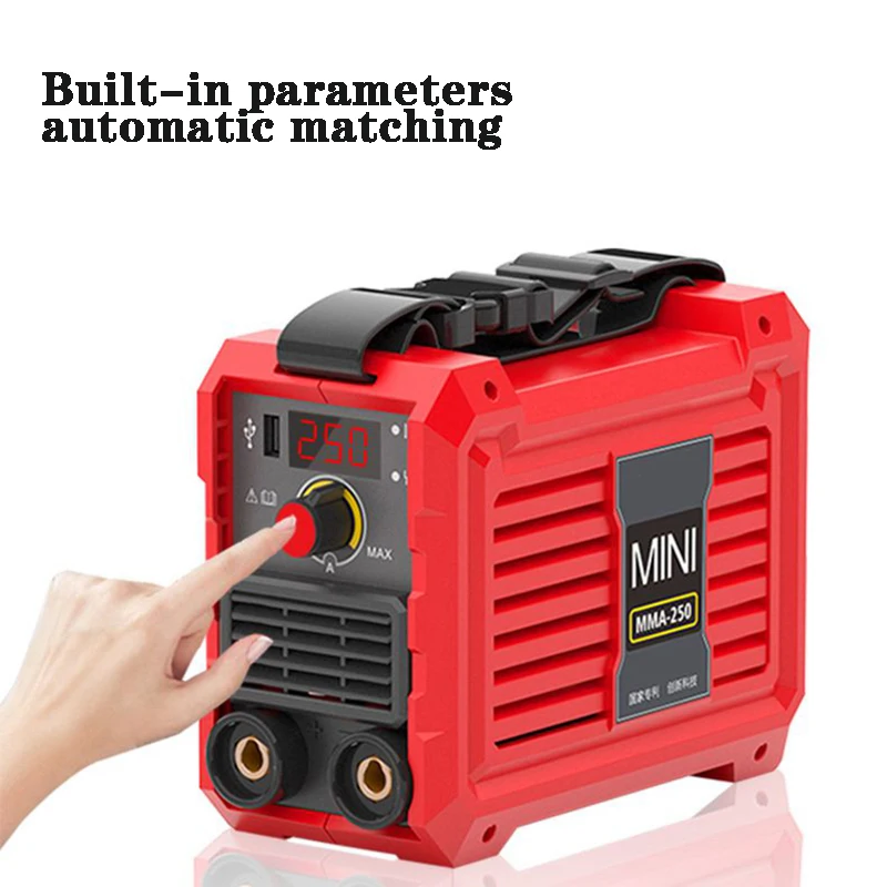 

ZX7-250 250A Mini Electric Welding Machine Portable Digital Display 220V MMA Inverter ARC LCD Display Handheld Electric Welders
