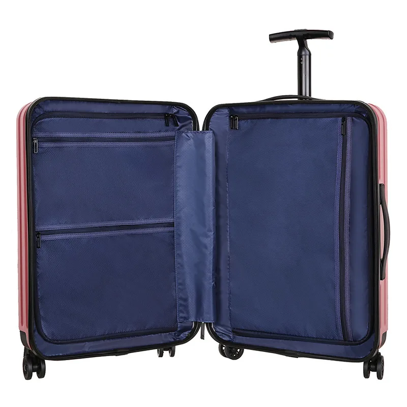 Чемодан на молнии 18 дюймов 20 26 колесах чемодан для переноски женщин дорожные