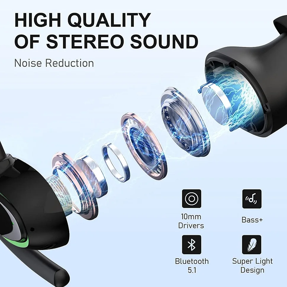 TWS-наушники с микрофоном и поддержкой Bluetooth 5 1 | Электроника