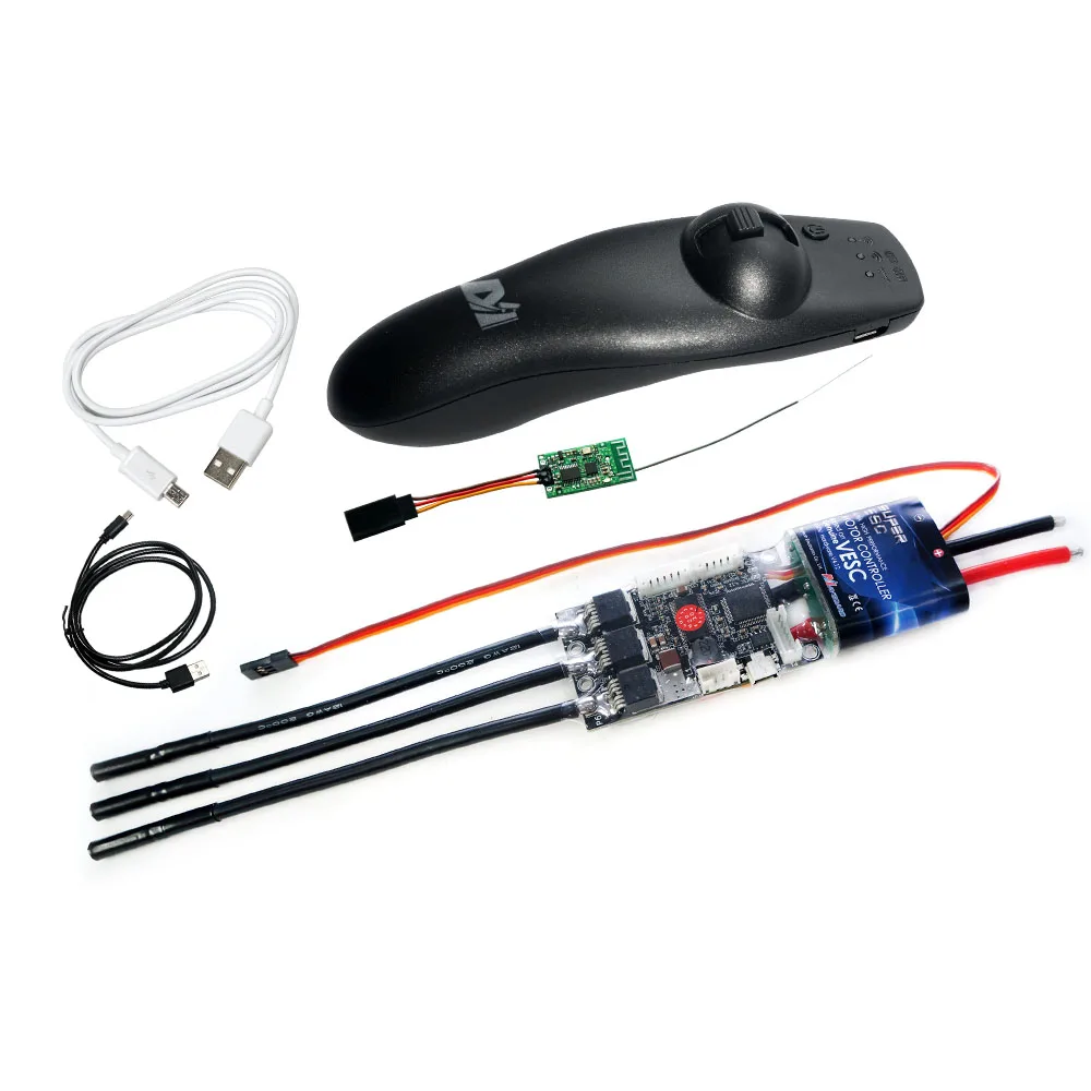 Maytech Mini 50A VESC 3 12s Esc контроллер скорости ШИМ на базе VESC®4 12 с ручным дистанционным