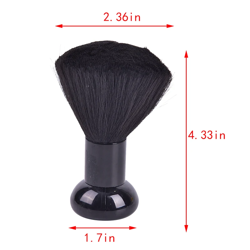 

New 1pc Arrival Soft Black Neck Face Duster Brushes Barber Hair Clean Hairbrush Salon Cutting Hairdressing Styling Makeup Tool