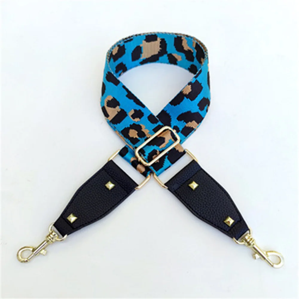 

1pcs 130cm Female Bag Strap Wide 5cm Shoulder Strap Nylon Leopard Single Diagonal Backpack Strap Bag Parts Accessories Bag Strap