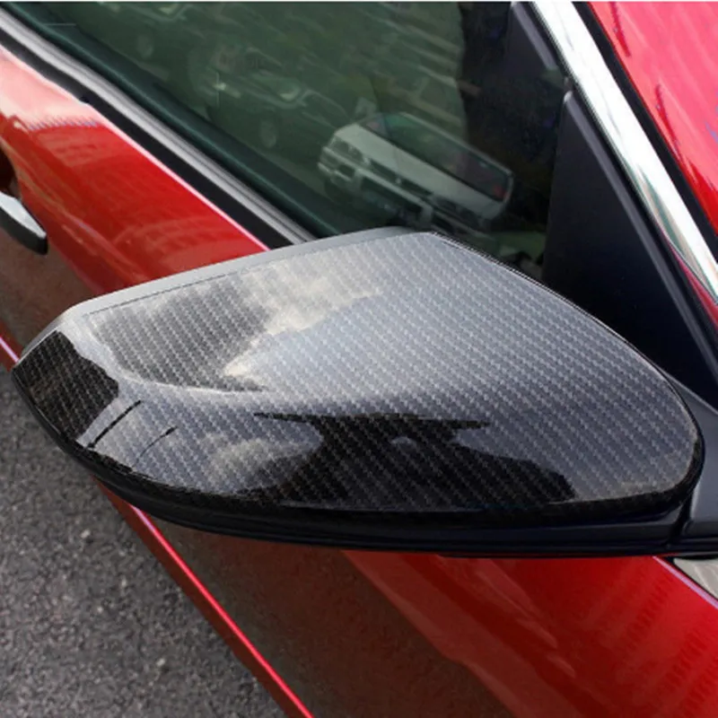 

For Honda For Civic 2016 2017 2018 Replacement Carbon Fiber Style ABS Rear View Side Door Mirror Wing Cover Rearview Caps