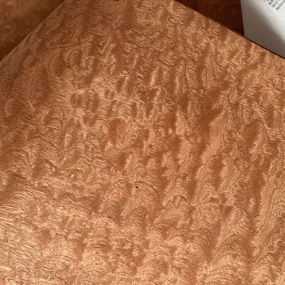 Натуральный подлинный шпон Sapele Pommele декоративный нарезанный для мебели около 0 25 5