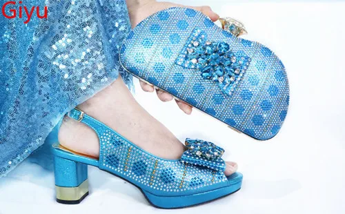 Doershow Итальянская обувь с подходящими сумками итальянские африканские женские