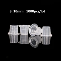 1000pcs 101315mm micro blading disposable tattoo holder cups pigment supplies permanent makeup white steady tattoo supplies