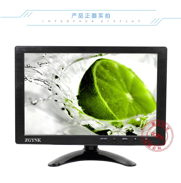 ZGYNK10.1 дюймов ЖК HD дисплей мини портативный компьютер Расширенный Дисплей HDMI цветной экран монитор безопасности с динамиком