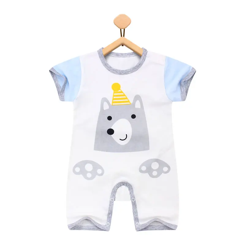 Летние комбинезоны для новорожденных модная одежда с короткими рукавами