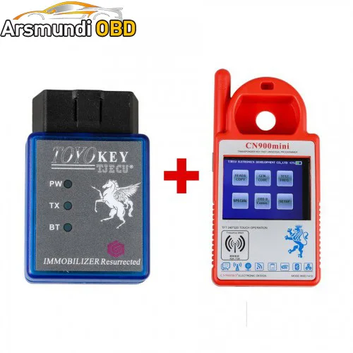 Программатор ключей транспондера Mini CN900 Plus для TOYO OBD II Key Pro чипов 4C 46 4D 48 G H с 24