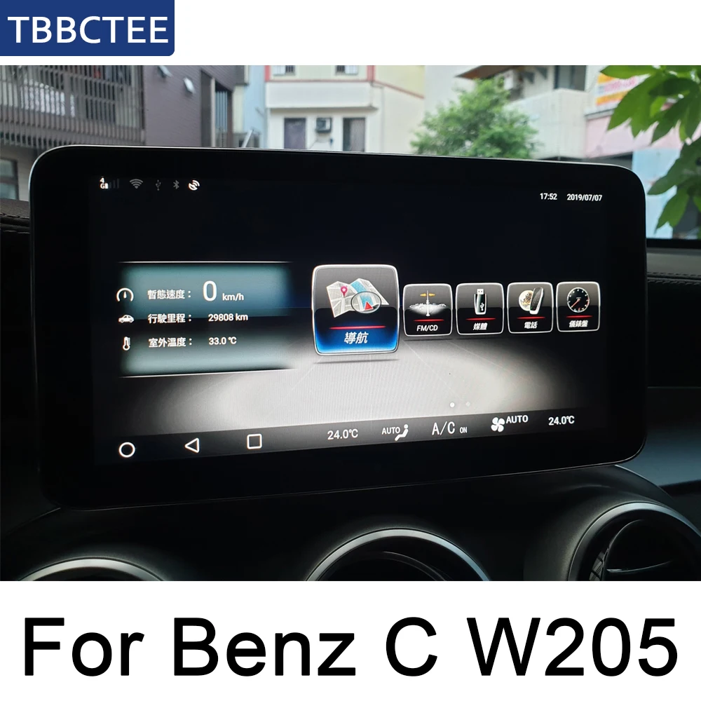 Для Mercedes Benz C class 2015 ~ 2019 NTG автомобильный Android радио gps мультимедийный плеер стерео