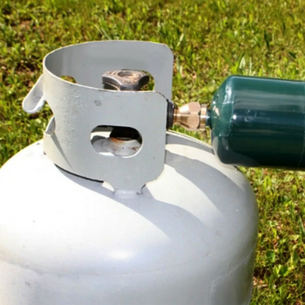 

Camping Propane Refill Adapter Lp Gas Cylinder Tube Tank Coupler Heater Bottles Brass Conversion Decompression Charging Joint