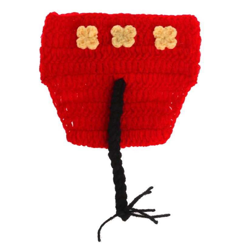 

2Pcs/set Newborn Baby Girls Boys Crochet Knit Costume Photography Prop Outfits