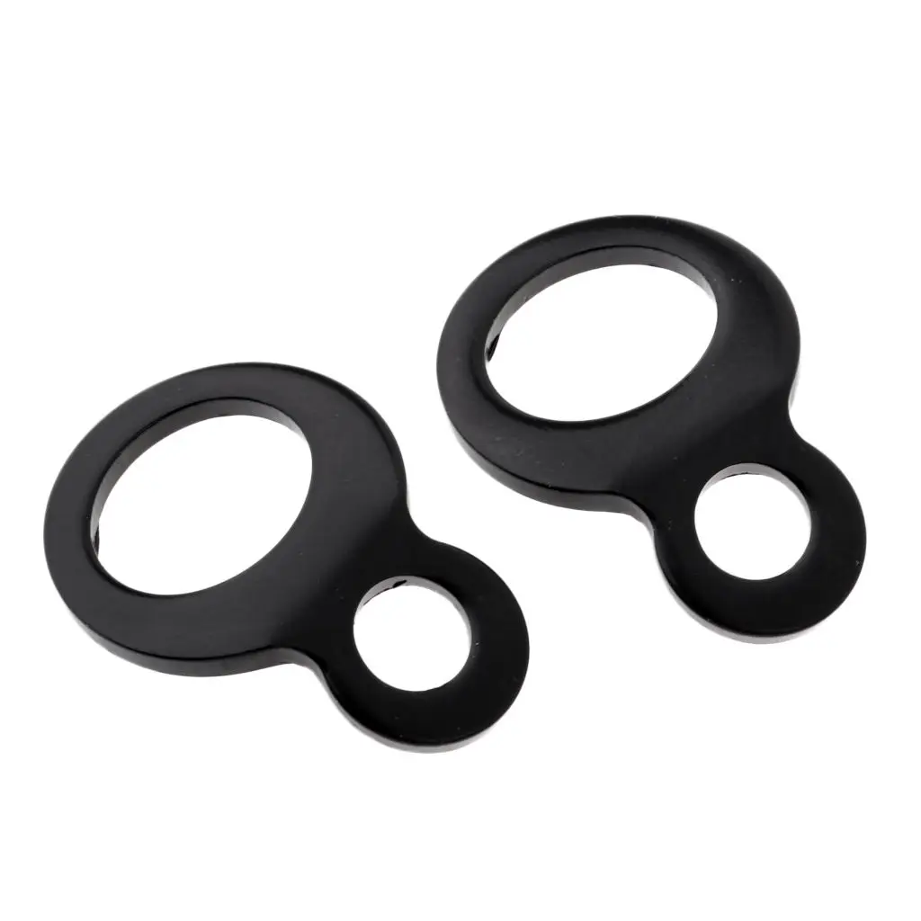 

Black Stainless Steel Tie Down Strap Rings Points For Motorcycle Dirtbike ATV UTV