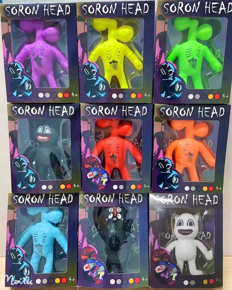 Игрушка-сирена для снятия стресса Goo Jit мультяшная кошка голова-Зверюшка