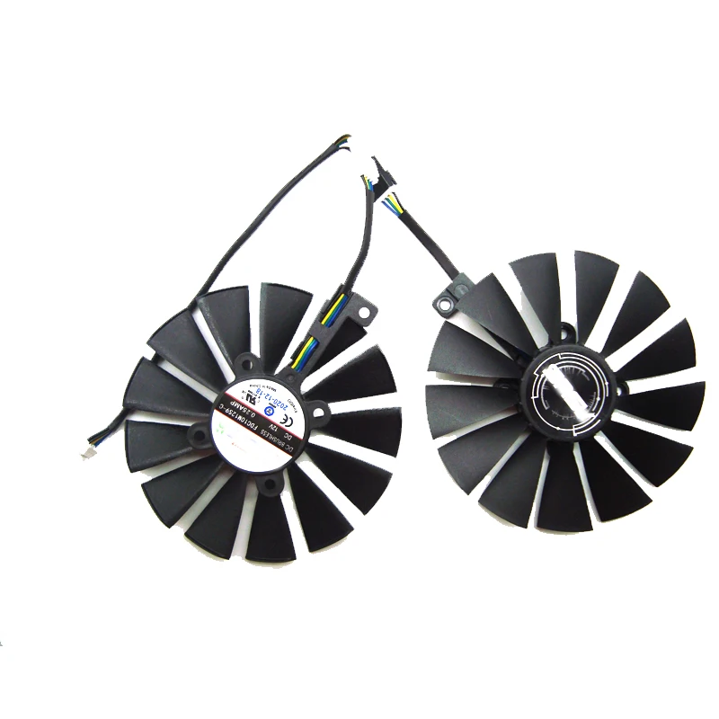 FDC10M12S9-C 470 а RX470 RX570 вентилятор для ASUS Арес Radeon RX 570 4G ROG STRIX GAMING OC игровой охлаждающий