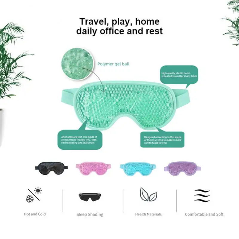Reusable Cold/Hot Compress Blindfold Eyes Mask Calm The Skin Care Tools Microwave Heating PVC Ice Pack |