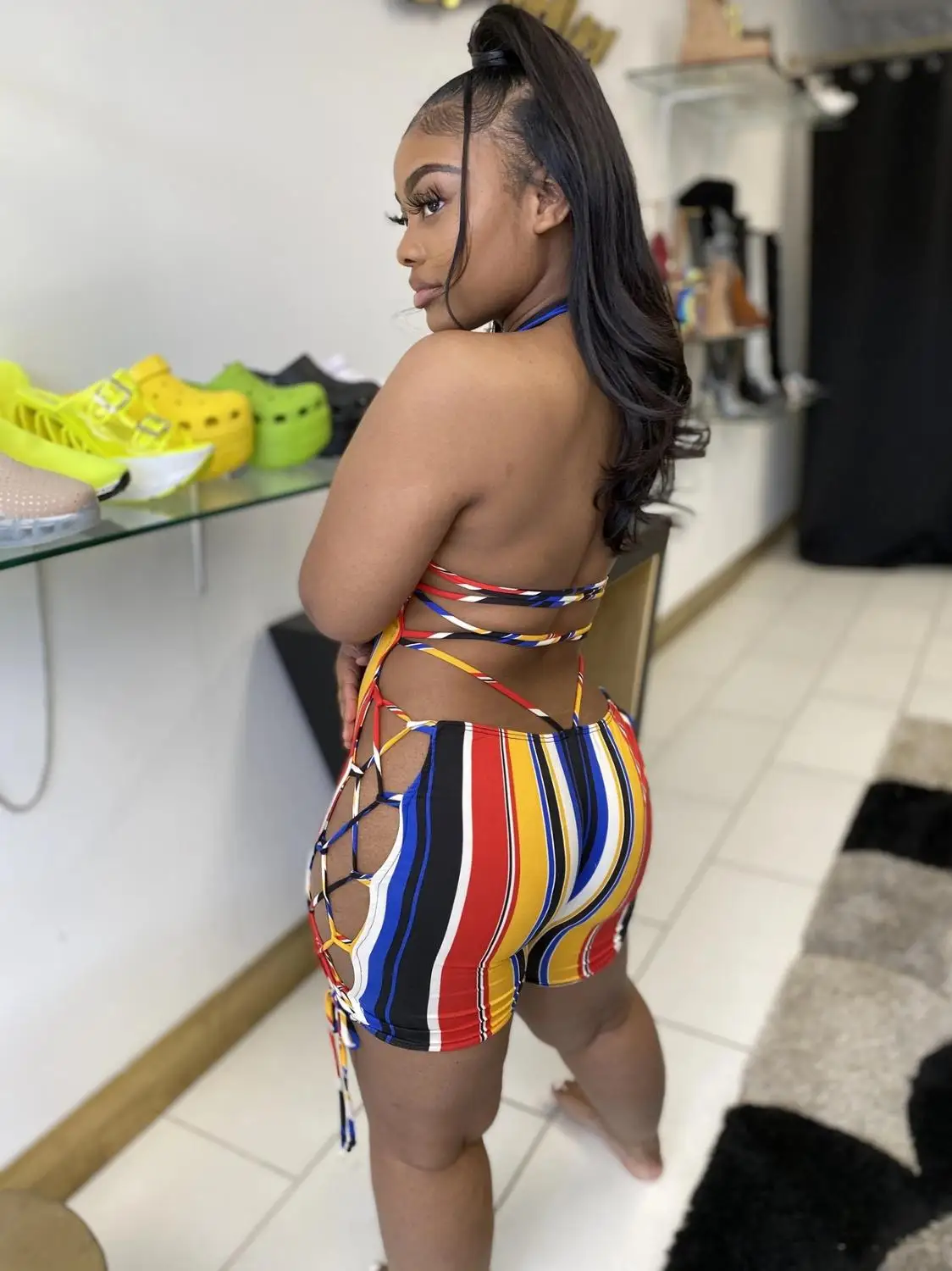 Женский слитный купальник |