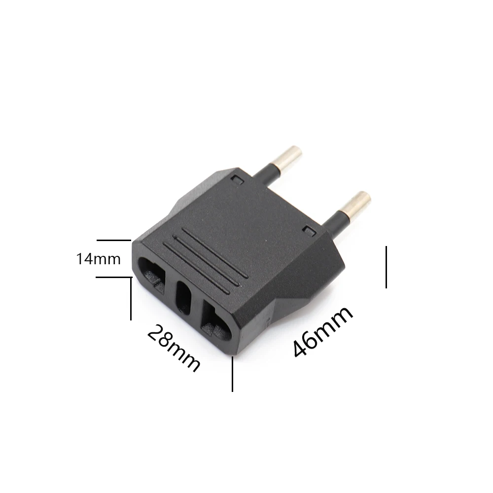 Дорожный адаптер питания TingDong с американской на европейскую Европу переменного