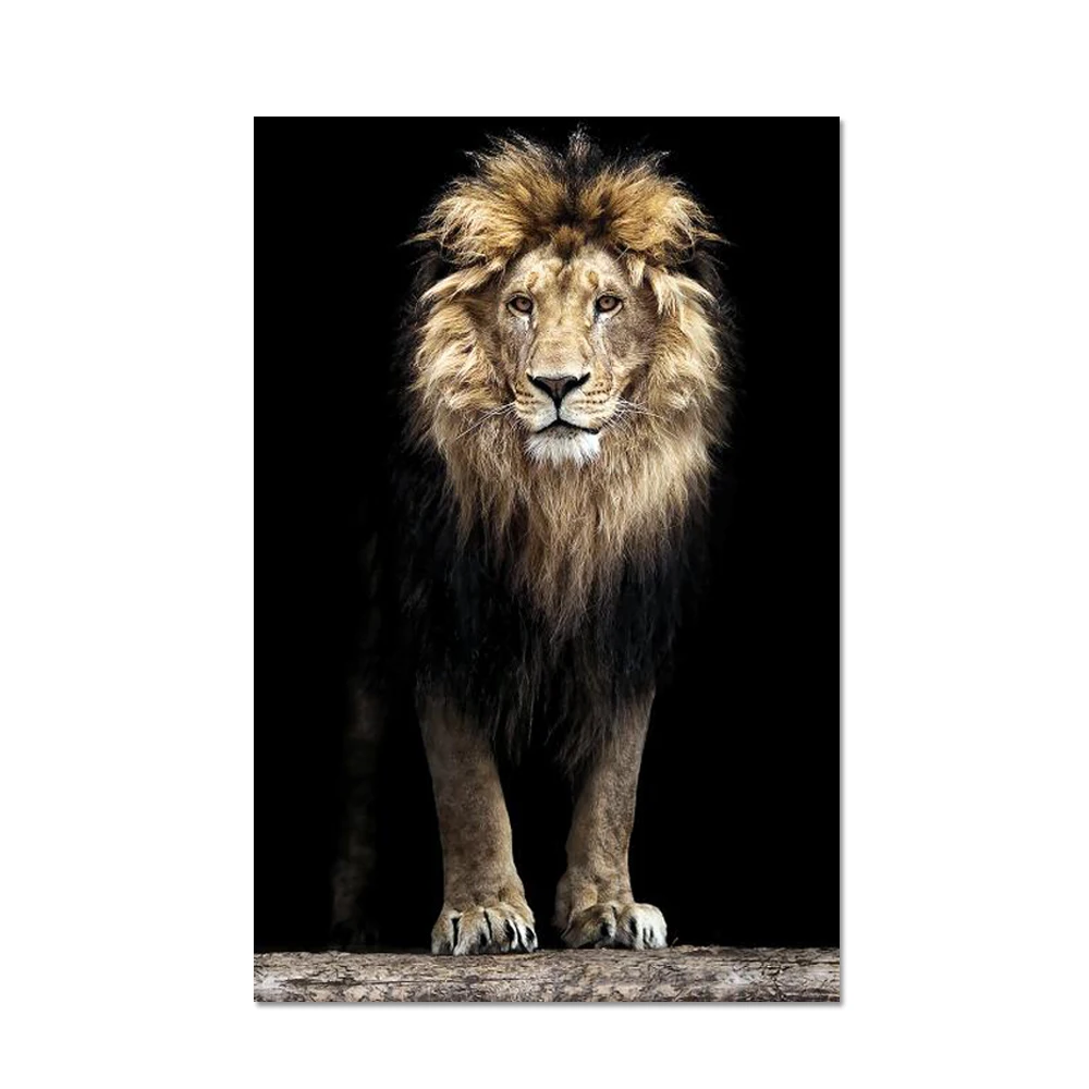 

Modern Canvas Painting Animal art Poster Canvas Art Prints Wall Art Lion Picture for Living Room Home Decoration