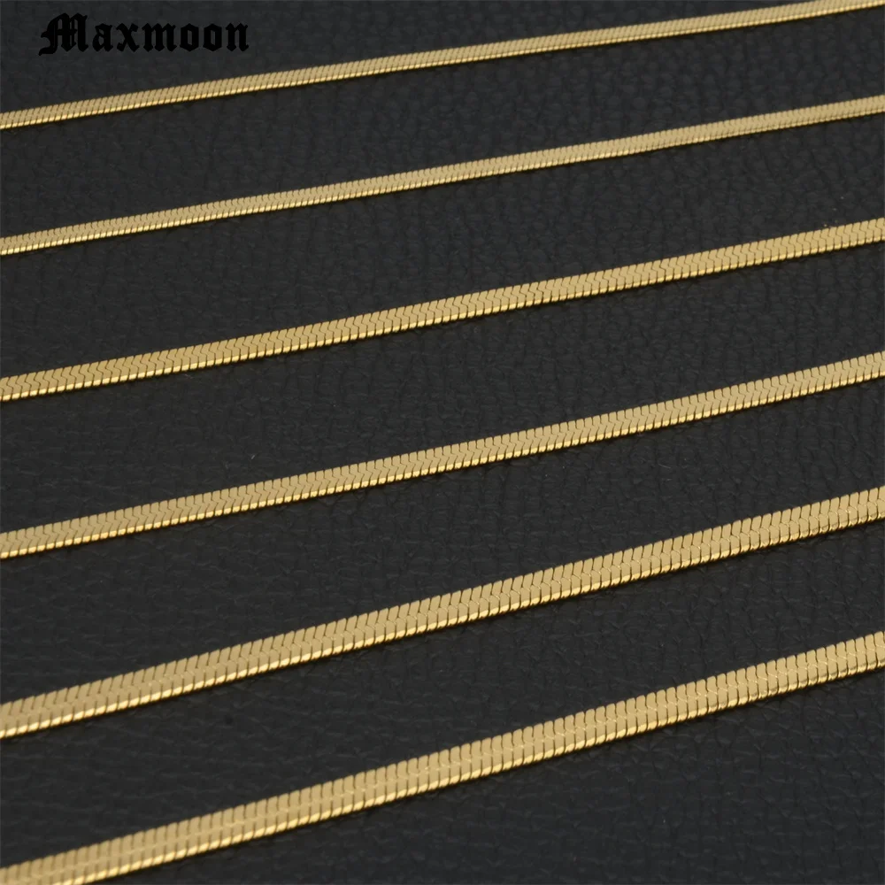 MAXMOON Очаровательная Женская цепочка в виде змеи колье-ошейник из нержавеющей