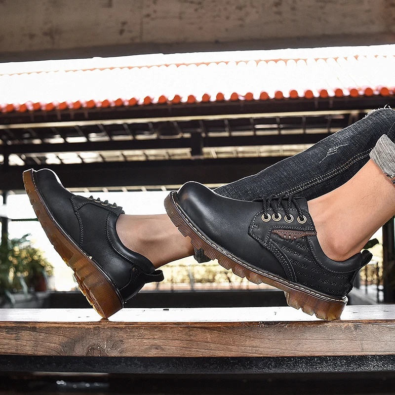 

Casual Sneakers Men Mens Casual Boots Shoes Slip On Men's Sneakers Spring Zapatos De Hombre Men Fashion Flat Black Hot Sport