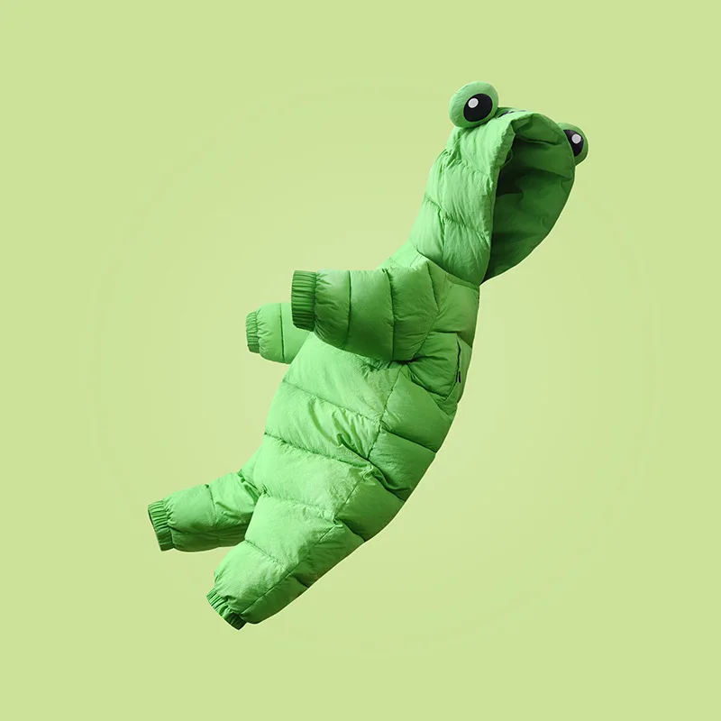 Детская сиамская одежда Новинка 2020 года Сезон осень зима Пуховая хлопковая для