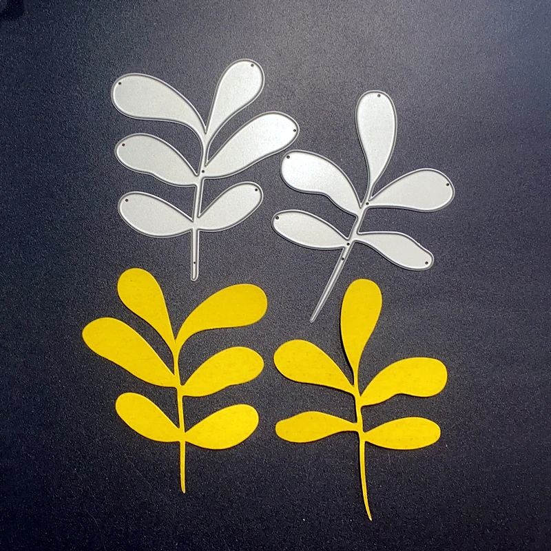 

BIG LEAVES Scrapbook Metal Cutting Dies For Scrapbooking Stencils DIY Paper Album Cards Making Embossing Die Cut CRAFT Cutter