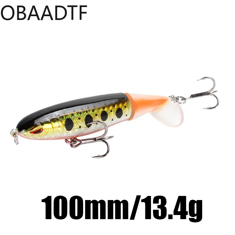 

13g / 17g tractor road sub bait propeller water surface hard bait floating pencil bait fake bait Ocean Boat Beach Rock Fishing