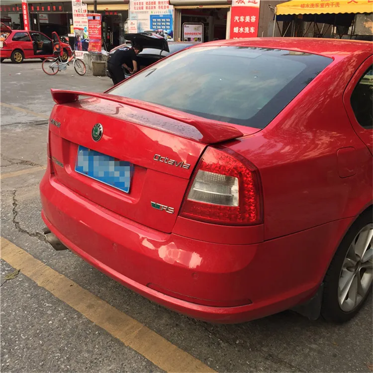 Спойлер для Octavia 2008-2017 Skoda спойлер DKRS из АБС-пластика цветной задний заднего крыла