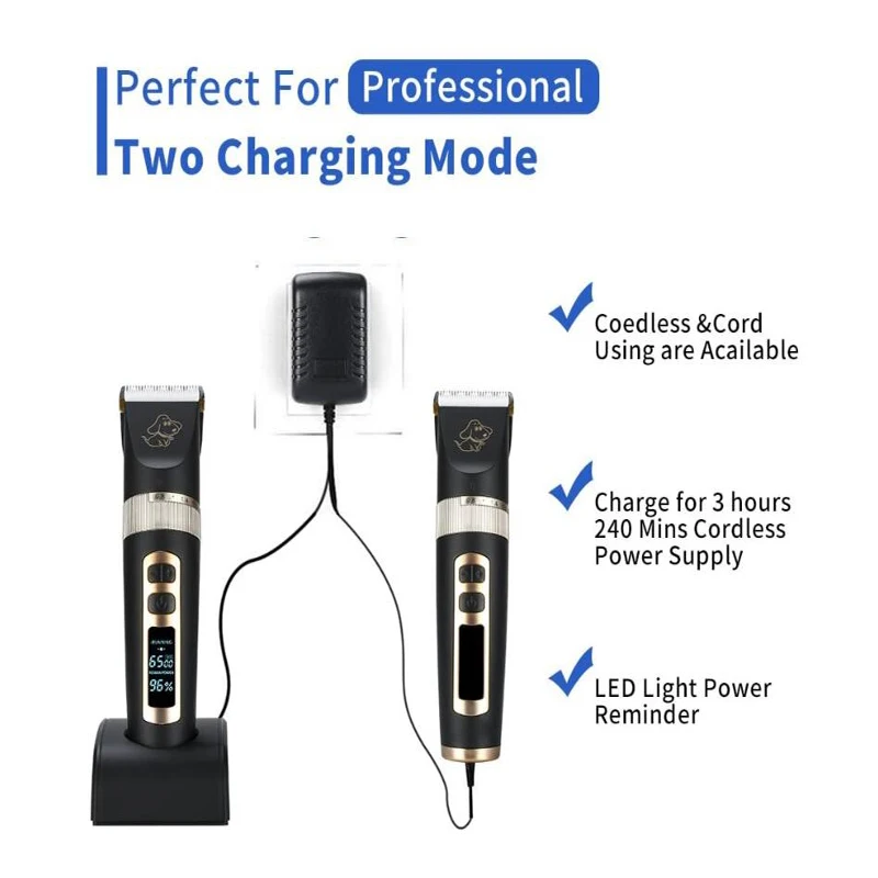 Электрическая машинка для стрижки домашних животных Baoyun P9 профессиональный